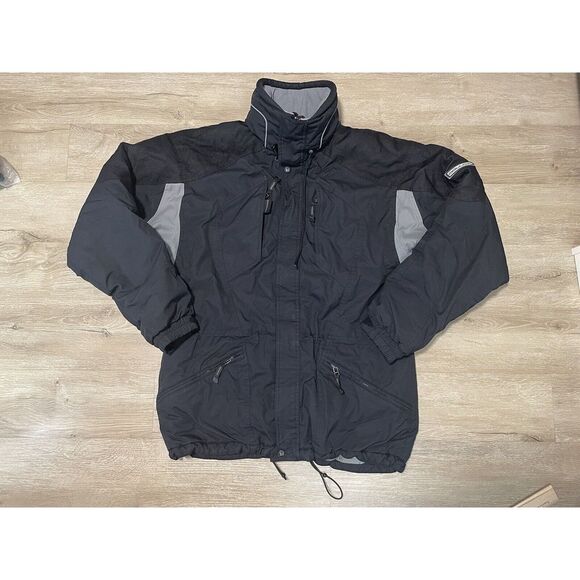 Couloir‎ Fusion Winter Snow Jacket Men's Sz M BLACK Technical Outerwear Full Zip - Picture 1 of 12